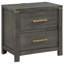 Table de chevet 2 tiroirs Herndon