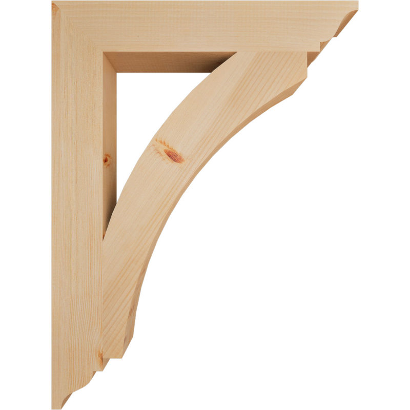 Support traditionnel Thorton, Douglas (lisse), H 32 po x l 3,5 po x P 24 po