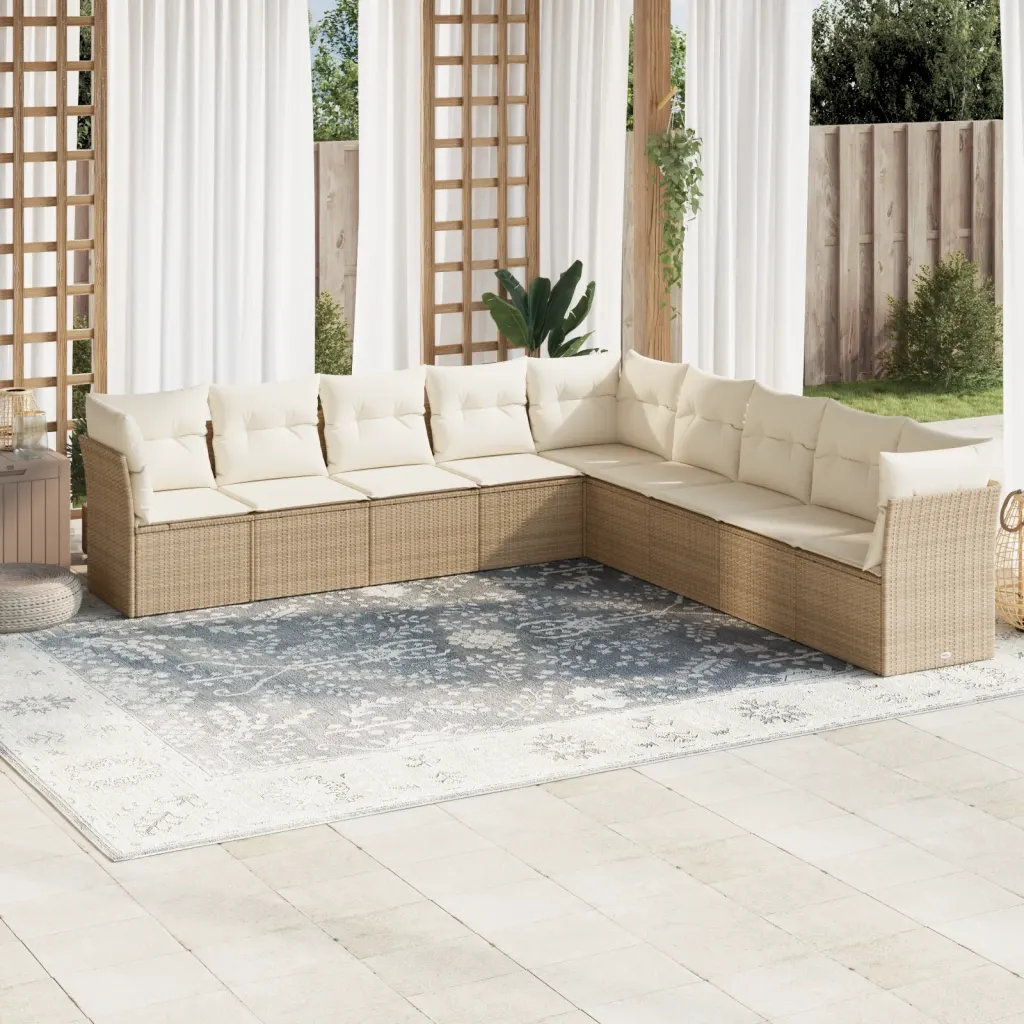 Gartenecksofa mit Polster