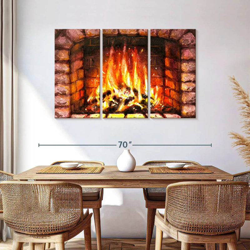 Lilie Fireplaces, 36" H x 57" W