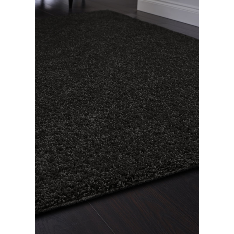 Buddy Black Rug, Rectangle 60 x 100cm
