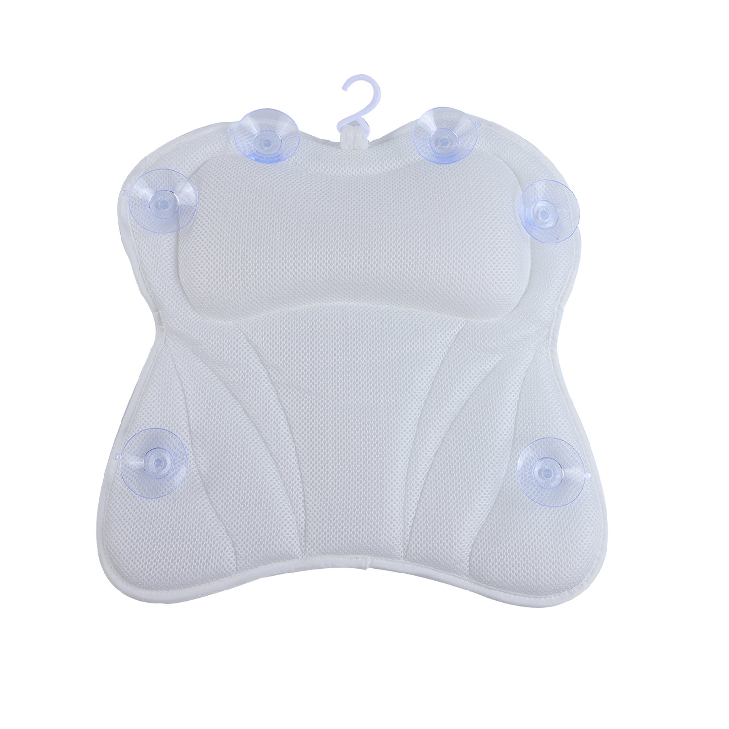 Adean Suction Bath Pillow - White