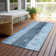 Machine Washable Indoor/Outdoor Cinead ACN1689 Blue Rug