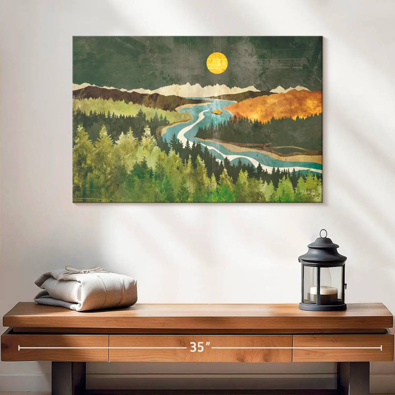 Alvord Mountain clair de lune, H 16 po x l 24 po