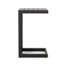 CAPE CORAL ALU C-SHAPED TABLE BLACK-537745133