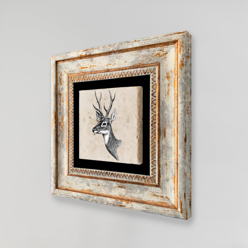 Peinture décorative encadrée
