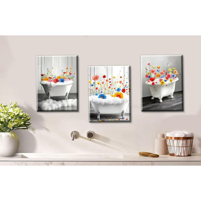 3 Piece Wrapped Canvas Print