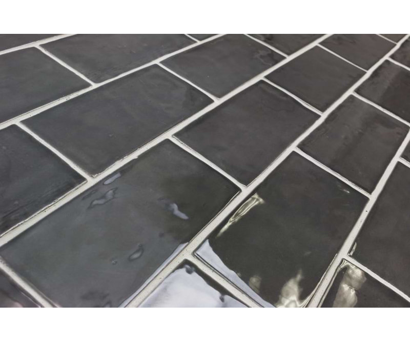 Lancaster 3x12 Polished Ceramic Subway Tile, Gray