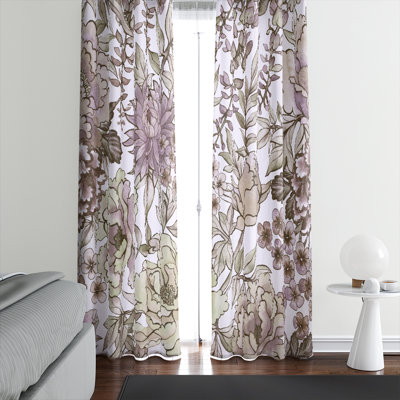 Semi Sheer Curtain Pair