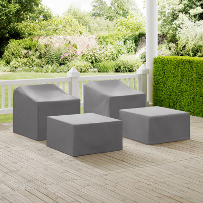 4 Piece Conversation Set Cover by Arlmont & Co.