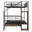 Twin Over Full Bunk Bed With Storage Stairs And Shelves-513136267