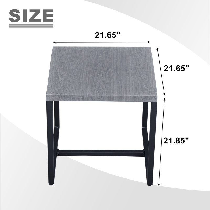 Table d'extérieur Ingvald L 21,6 x l 21,6