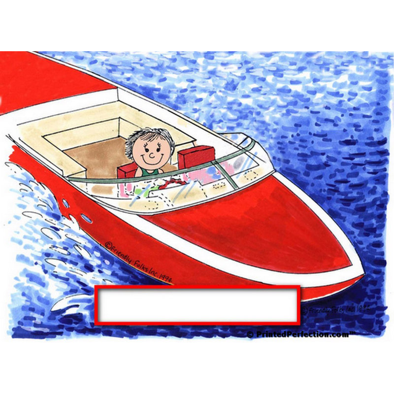 Bateau à moteur Personalized Personal Folks personnalisé, Oui