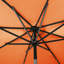 Parasol de marché éclairé 9 pi 8 po Hargis-82439102