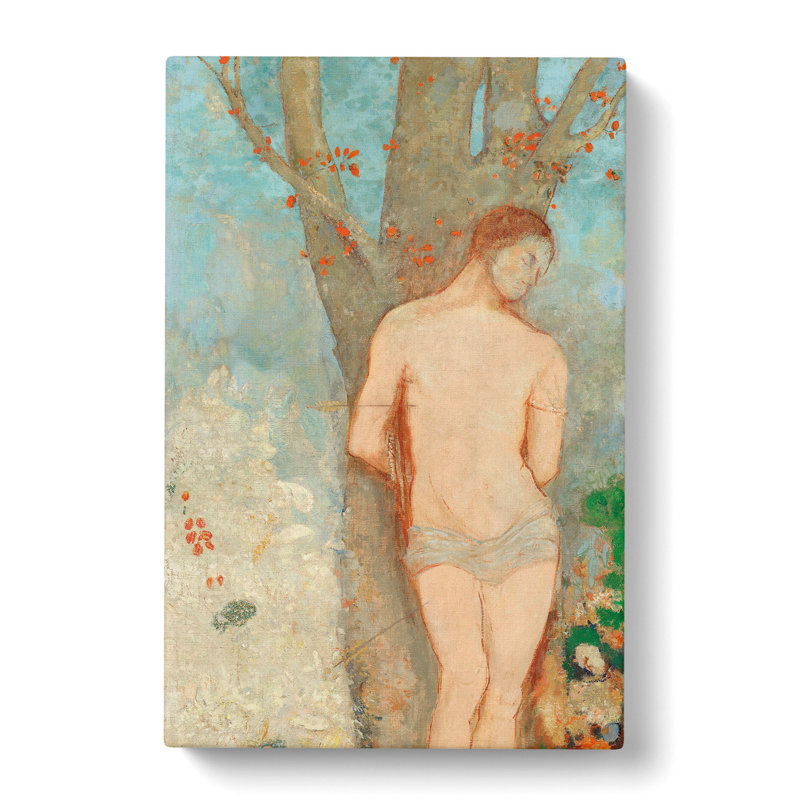 Saint Sebastian by Odilon Redon - Wrapped Canvas, 60cm H x 40cm W x 3cm D