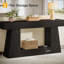 Console étroite en bois manufacturé avec tablettes-1624282347