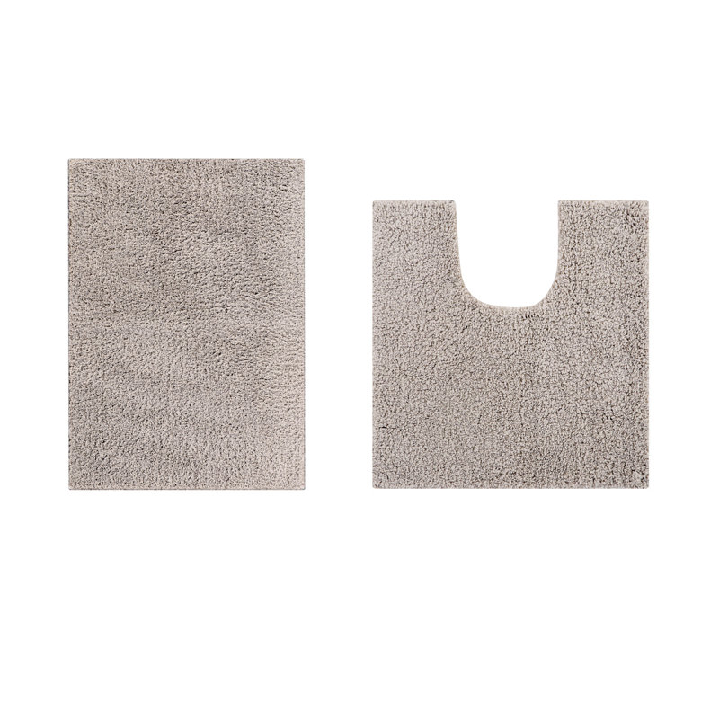 Loida Non-Slip Bath Rug, Beige