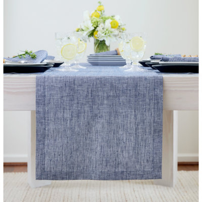 100% Pure Linen Table Runner - Athena