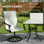 Ensemble de 2 chaises d'extérieur, chaises pivotantes-622523289