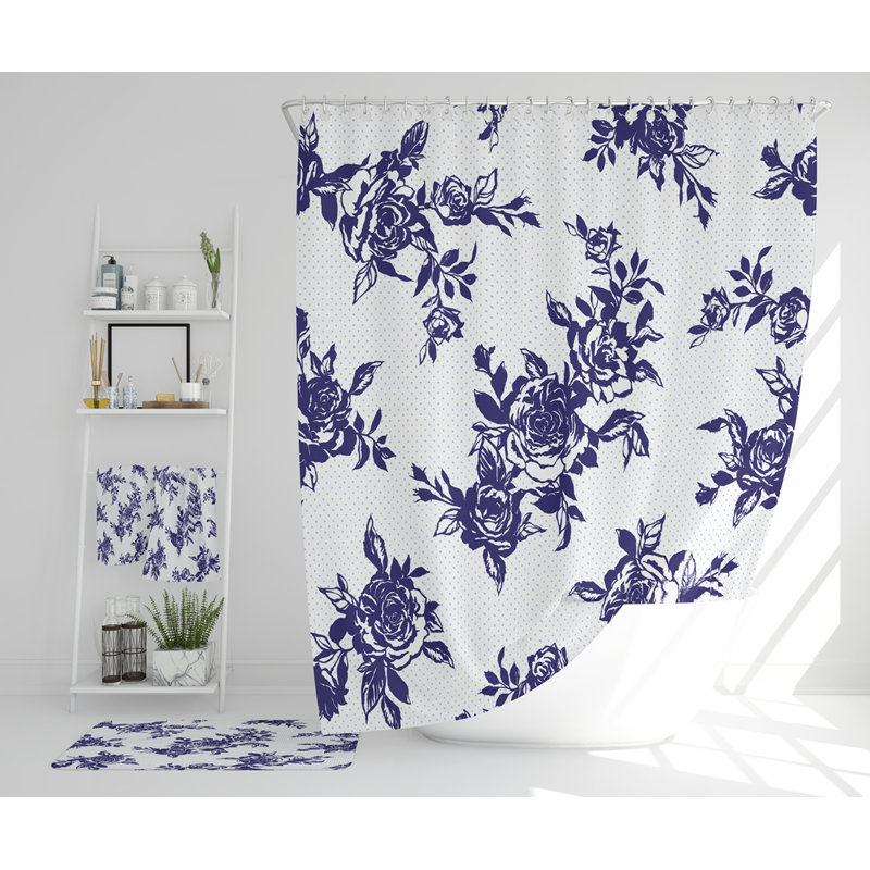 Nastazja Polyester Shower Curtain Set