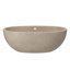 Baignoire de trempage en béton Avalon NativeStone autoportant ovale