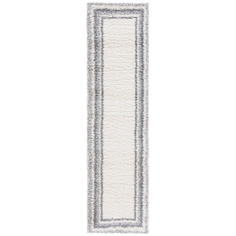 Tapis à poil long Ladaniel, Tapis de couloir 2 pi 2 po x 8 pi