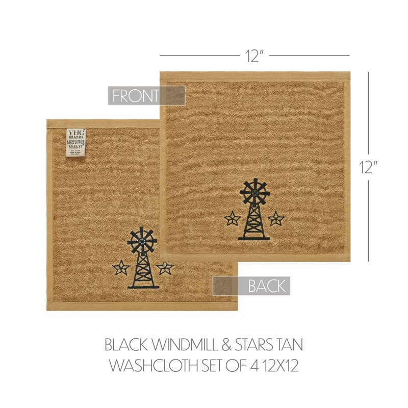 Ensemble de 4 débarbouillettes Timeless Linens