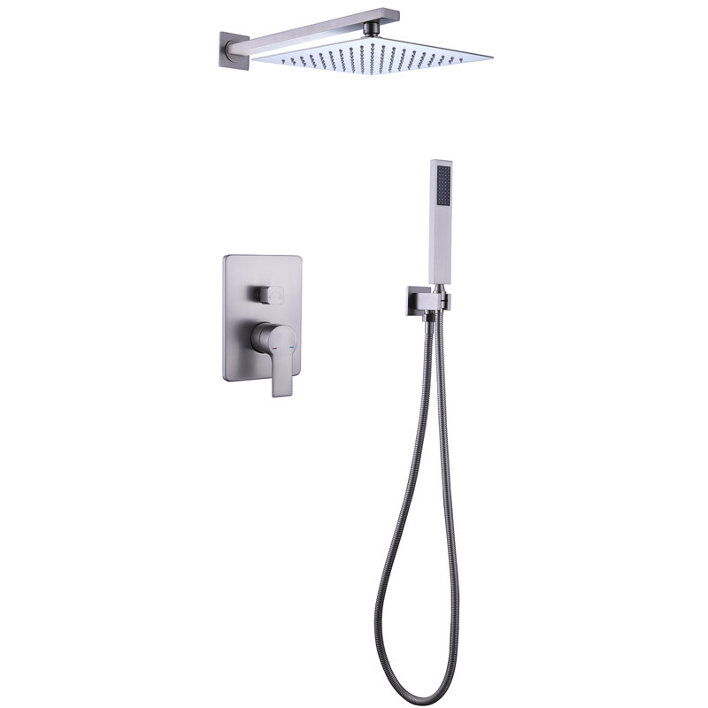 All-In-One Kit with Rough in-Valve, Brushed Nickel