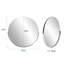 Ames Round Stainless Steel Beveled Mirror-801500182