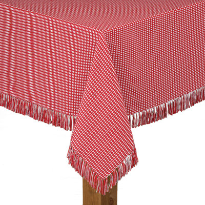 Chesnut Gingham 100% Cotton Tablecloth