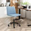Chaise de bureau pivotante en tissu