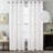 Faye Semi Sheer Metallic Window Curtain Panel-1001090238-1001090234