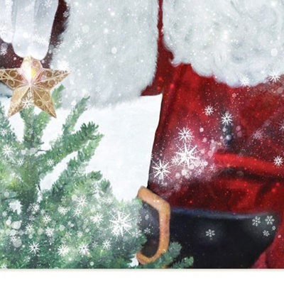 Ensemble de deux «Santas Blessings», reproduction d'art encadrée