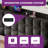 Velvet Upholstered Bed Frame With LED Headboard,3 Rolling Drawers And Power Outlets-1464515100-1473337741
