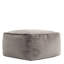 Bean Bag Bazaar Natalia Velvet Armchair Bean Bag and Square Footstool-63657002
