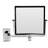 Brass Flat Wall Mirror-39034288