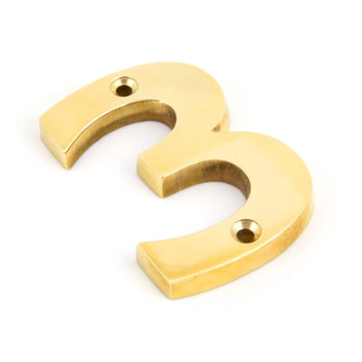 7.8cm H Metal House Number
