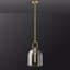 Luminaire suspendu pour îlot de cuisine à 1 lumière avec cristal-1986285965
