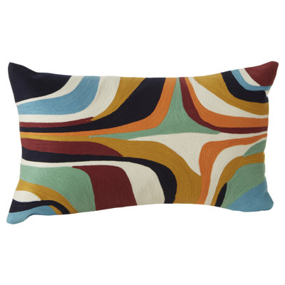 Lance Abstract Rectangular Cushion