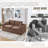 Boneless Modular Sectional Sofa Cloud Couch,2 Seater With Cushion Covers Removable Furniture For Living Room,bedroom,apartments-144847032