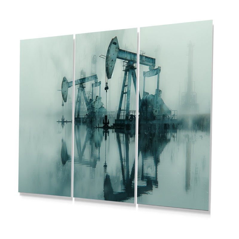 Ensemble de salle de bain gris gris Petrochemical Winter, Métal métal, H 28 po x l 36 po x P 1 po
