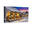 «Christmas Winter Cottage Christmas Scene», ensemble de 3 impressions sur toile-537866596