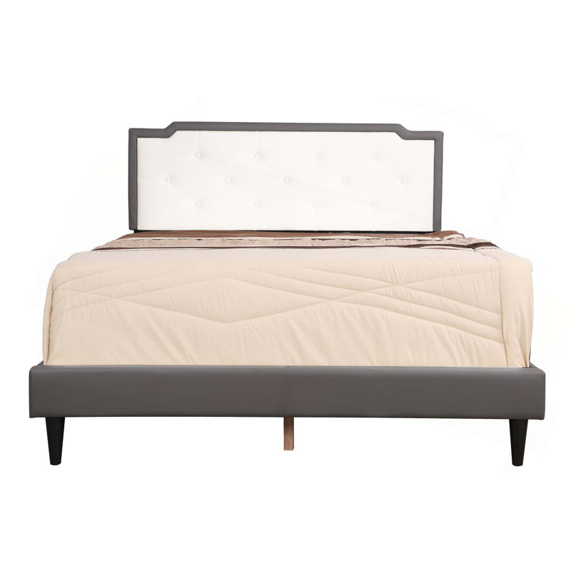 Lit de haute qualité pour une expérience de sommeil supérieure, Grey/White, Grand
