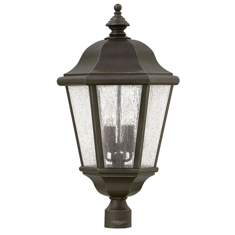 Edgewater 4-Light 27.75" Post Light, Oil Rubbed Bronze
