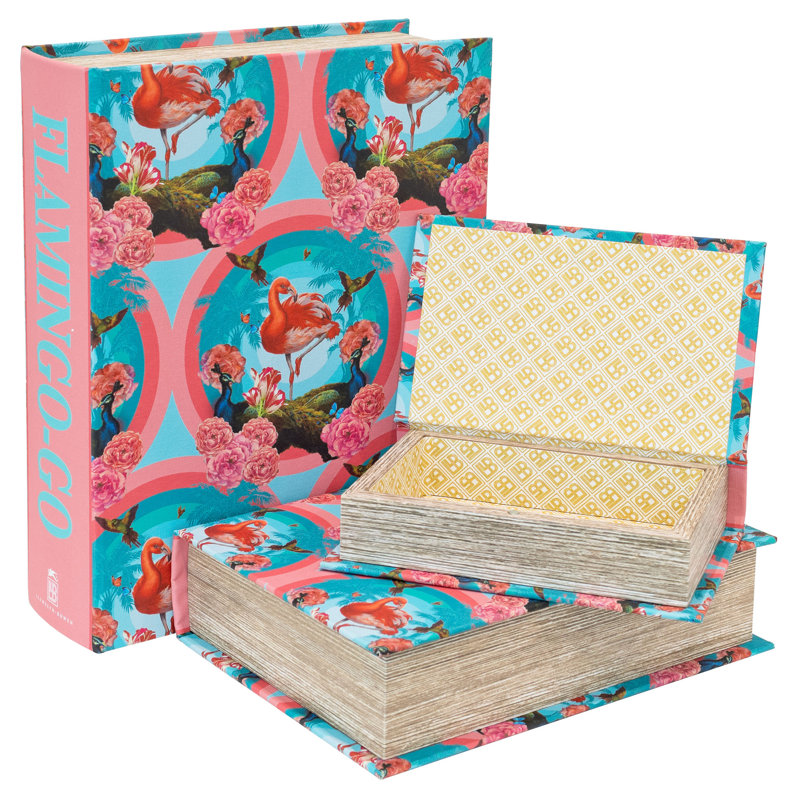 LLB- Book Box set of 3 - Flamingo-go