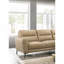Ensemble de canapé modulaire en cuir taupe 2 pièces