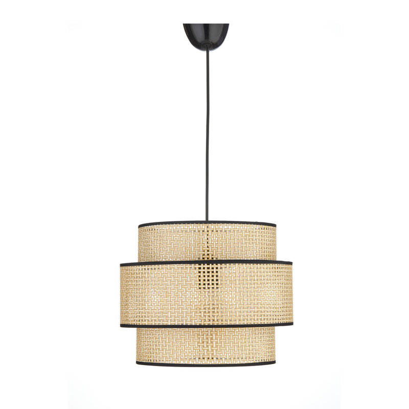 Chandle Chandelier, Beige/Black