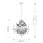Bamburgh 6 - Light Candle Style Chandelier