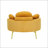 Corduroy Armchair with Ottoman-1496459021