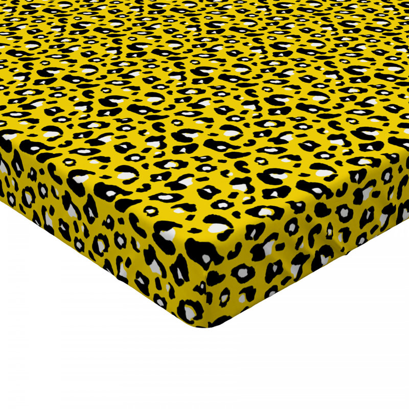 Microfiber Animal Print Fitted Sheet, Twin XL Fitted Sheet